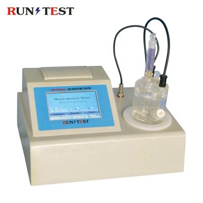 China Cheap Manufacture Karl Fischer Water Content Tester Easy Operation Price for Transformer Oil Moisture Water Test for sale