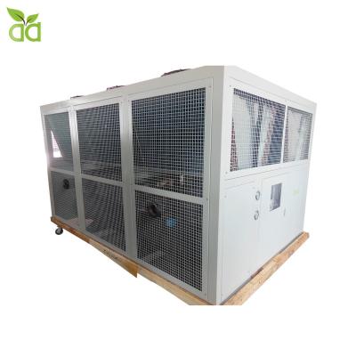 China Aquaculture Air Cooling Water Equipment Unit Screw Cooling Water Chiller for sale