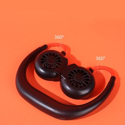 China SUNJET Neck Fan Bladeless Motor Portable Outdoor Cooling Hanging Neck Fan High Quality Hanging Fan for sale