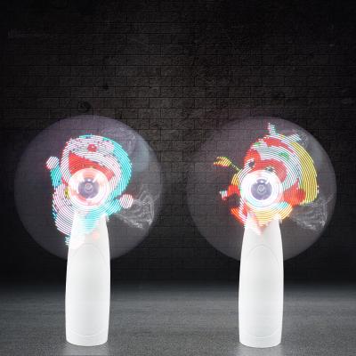 China Car Advertising Fan Custom Image LED Programmable Dynamic Advertising Fan for sale