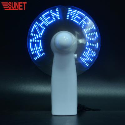 China New Hot Summer Logo Printing Novelty Led Car SUNJET 2021 Party Souvenir Gift Fan for sale