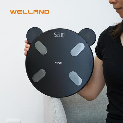 China Hot Selling Innovative Cheap Wifi LED Display Body BT Smart Scale For Bathroom for sale