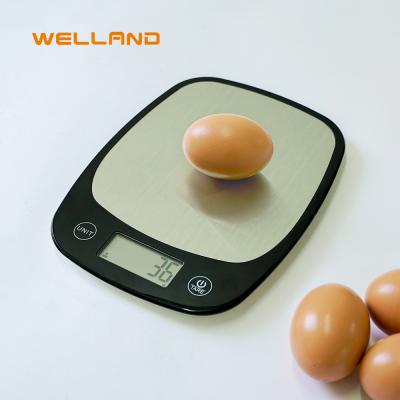 China WITH LID Europe Market Kitchen Scale Hot Sale Food Scale Stainless Steel Cooking Nutritional Scale for sale