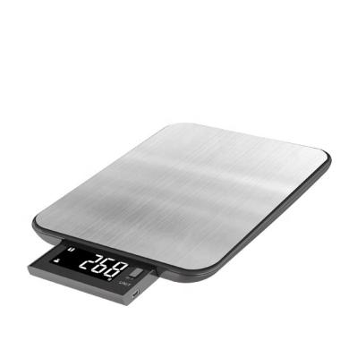 China Weight Measuring 10 Kg Kitchen Scale Mini Electronic Digital Stainless Steel for sale