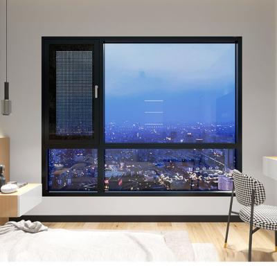 China Good water & Air Tightness Sliding Window Factory Wholesale Myanmar Superhouse Aluminum Casement Windows for sale