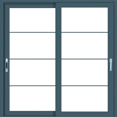 China Waterproof Door Slide Customized Price High Quality Modern Aluminum Double Glazed Sliding Doors for sale