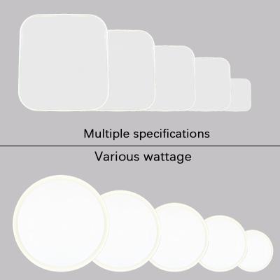 China Modern Style Outdoor Mounted Surface Mounted Ultra Thin Round Body Square LED Lamp Moisture Proof Ceiling Light for sale