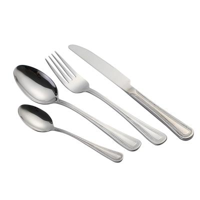 China Sustainable European Resturant Stainless Steel Serving Flatware Custom Order for sale