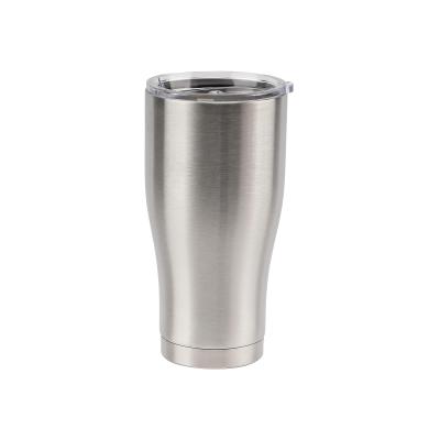 China Hot Selling Sustainable 30oz Stainless Steel Tumbler Double Wall Insulated Vacuum 20oz Curve Beer Coffee Mug for sale