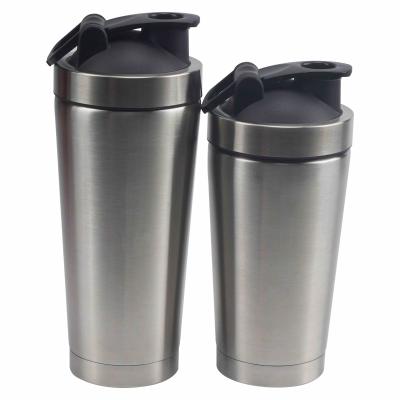 China Viable Wholesale BPA Bodybuilding Stainless Steel Protein Shaker Free Bottle Double Wall Sports Water Bottle for sale