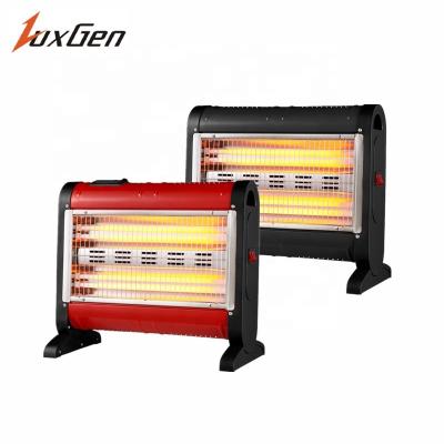 China 1600w Indoor Hotel Quartz Warm Electric Heater With Fan And Safety Control for sale