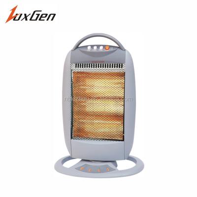 China Hotel 1200w Portable Electric Halogen Heating Element Heater With Handle for sale