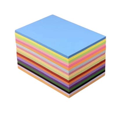 China Desktop Laser Printers Printable Paper 100/250/500 Sheets Double Color Sides Colored Paper Cheap Mixed Colors A4 Color Paper Reams for sale