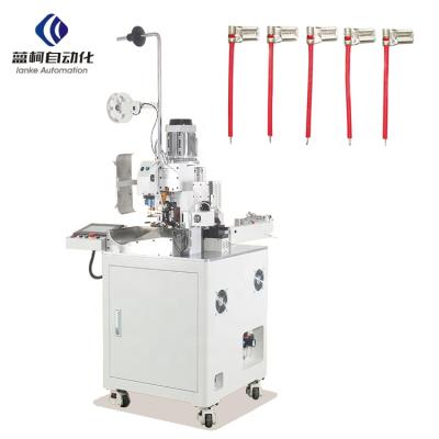 China High quality full automatic dual terminal heads wire crimping crimping machine for wire harness for sale