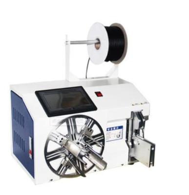 중국 Lanke Semi-automatic Winding Stripping Bandage Machine High Efficiency Saving Labor For 8 And 0 Shapes For USB Copper Wire Line 판매용