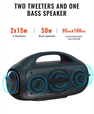 China 2023 Black Portable New Black Portable Music Phone Function Amazon Listening Sound Home Speaker Outdoor Waterproof Speaker for sale