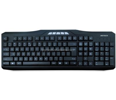 China JNP-K1067N ERGONOMIC Good Price Multimedia Black Full Size Keyboard for sale