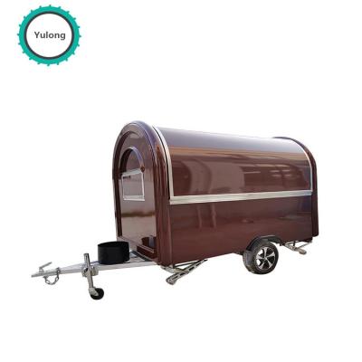 China Multifunctional popular mini street 20-28 mobile food trailer ice cream trailer for sale for sale