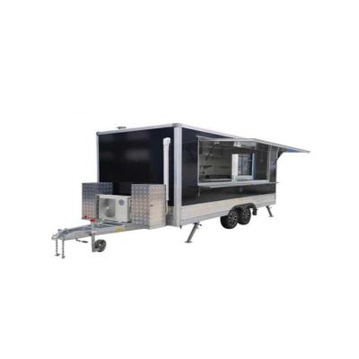 China Multifuntion mobile food truck dining truck food trailer is suitable for European vendor hot dog food truck for sale