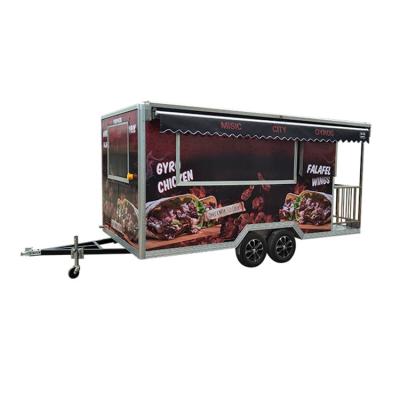 China Multifuntion Yulong manufacture mobile fast food trailer factory price food truck for sale for sale