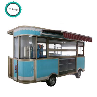 China Wholesale Supply Mobile Vegetable Processing Plant Ice Cream Dining Car Fruits and Vegetables Fast Food Mobile Dining Car for sale