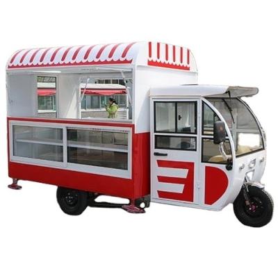 China Multifunctional electric vegetable processing plant tricycle float/vegetable cart/dining cart for sale