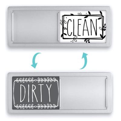 China Partycool Newest Design China Dishwasher Magnet Clean Dirty Sign Indicator Magnet For Kitchen Dishwasher for sale