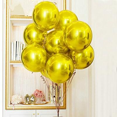 China Partycool Gold Foil Balloon Disposable Gold Foil Balloon Wedding Baby Shower Eco-Friendly Foil Balloon for sale