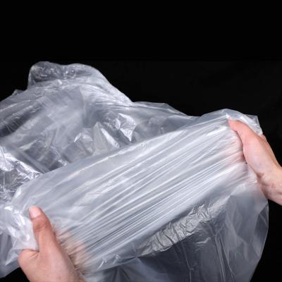 China Factory wholesale high quality plastic produce recyclable bags flat clear HDPE/LDPE poly bag on roll for vegetable and fruit package for sale