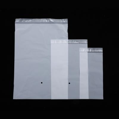 China CPE Printing Dusty Proof Plastic Custom Self Adhesive Sachet Seal Matte Packaging Bags for sale