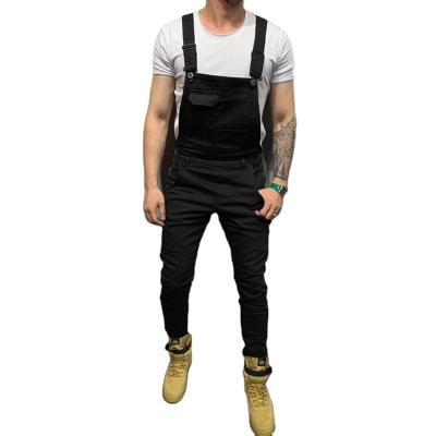 China Overall Popular Ripped Others Fashionable Men's Suspenders Denim Denim Pants Rompers 6 Colors for sale