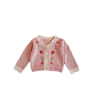 China Other Baby Autumn Knitted Cardigan Girl Child 1-3 Years Jacket Infant Spring And Autumn Sweater Girl for sale