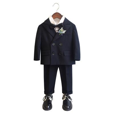 China Casual boys' suits flower boy's wedding dresses medium suits and British little kids' costumes baby's first birthday for sale