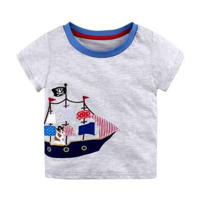 China Breathable children's clothing wholesale knitted cotton men's and women's baby T-shirt summer children's short-sleeved shirt for sale