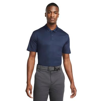 China Fit 100% Polyester Viable Breathable Golf Polo Shirt Wicking Obsidian 2-Button Placket Performance Sweat Men's Casual Standard for sale