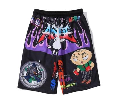 China Summer Viable Men's Hip Hop Foreign Trade 3D Shorts Anime Youth Shape 5 Pants Factory Delivery for sale