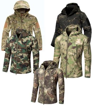 China Sustainable Man In Coat Shell Assault Suit Softshell Camouflage Softshell Jaket Waterproof Jaket For Man for sale