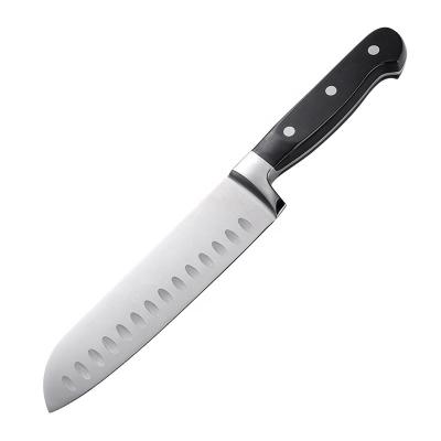 China 7 inch durable high quality stainless steel 5 inch santoku stainless steel knives with 430+ABS handle for sale