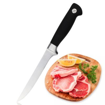 China Yangjiang viable 6 inch stainless steel bending boning knife for sale