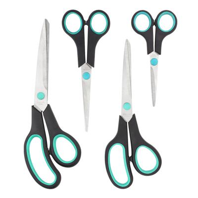 China PP+TPR Yangjiang Chinese 5 6 8 9 Inch Multifunctional Stainless Steel Kitchen Scissors Shear Set With PP+TPR Handle for sale