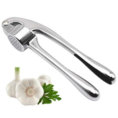 China Yangjiang Sustainable Factory Manual Kitchen Presses Garlic Press With Soft Easy Squeeze Ergonomic Handle for sale