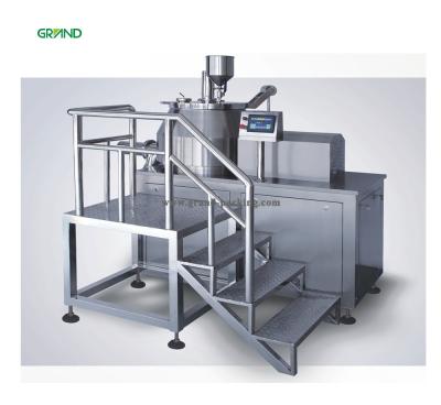 China High Efficiency High Speed Granulator , Super Mixer With PLC Control 100L for sale