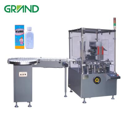 China Square Bottle Automatic Carton Packing Machine PLC Touch Screen Optional Speed for sale