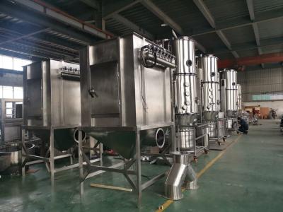 China Touch Screen Fluid Bed Drier Granulator And Coating Equipment 380V/50HZ FL-120 for sale