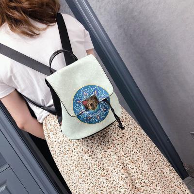 China Factory Supply Girls Schoolbags Mini Woman Pu Leather Backpack Direct Shoulder Bag Anti-theft for sale