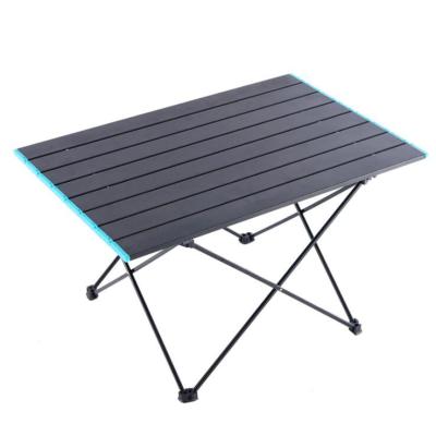 China New Modern Aluminum Alloy Folding Table Light Outdoor Portable Barbecue Table Picnic Large Self-Motor Camping Table Dish for sale