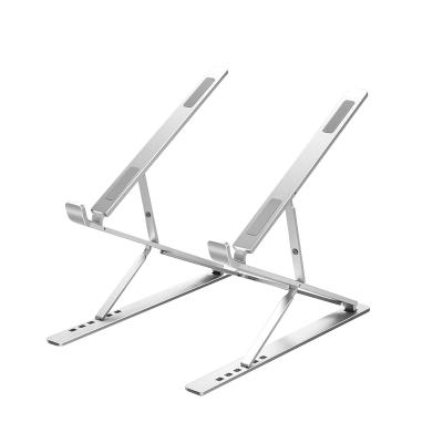 China Best Selling (Size) Adjustable Laptop Stand Up Desk Aluminum Non-Slip Adjustable Foldable Bracket Invisible Notebook Stand Holder for sale