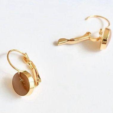 China 2021 Wholesale Designer Popular Woman Earrings Custom Hard Enamel Earring Set for sale