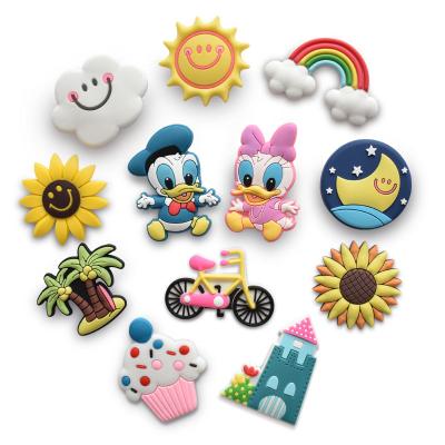 China North American Hot Sale PVC Cute Cartoon Flower Animal Rubber Fridge Magnet for sale