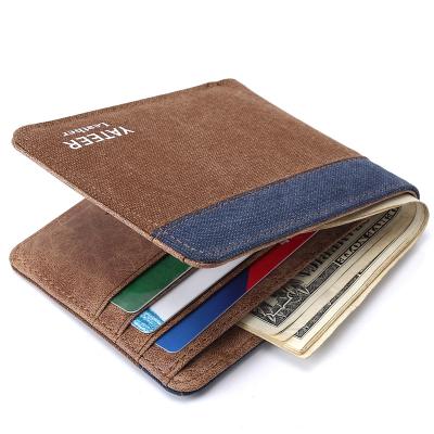 China RFID Travel Leather Wallets For Men With RFID Blocking Slim Card Wallet for sale